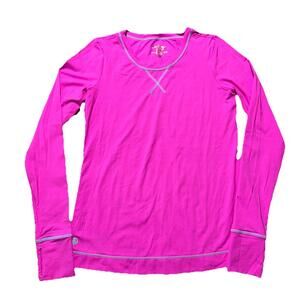 Lilly Pulitzer Luxletic Renay Sunguard UPF 50+ Bouganyllea Pink Sz XS EUC